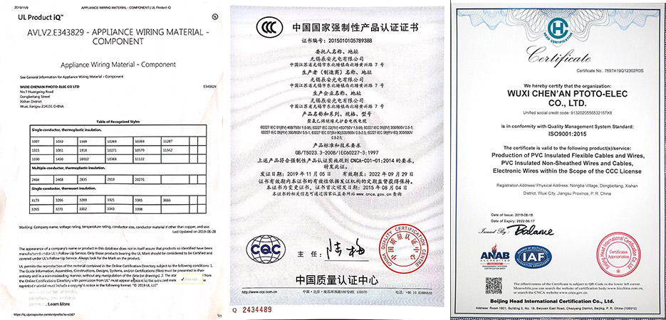 国家CCC产品认证-半岛电竞电线电缆厂家